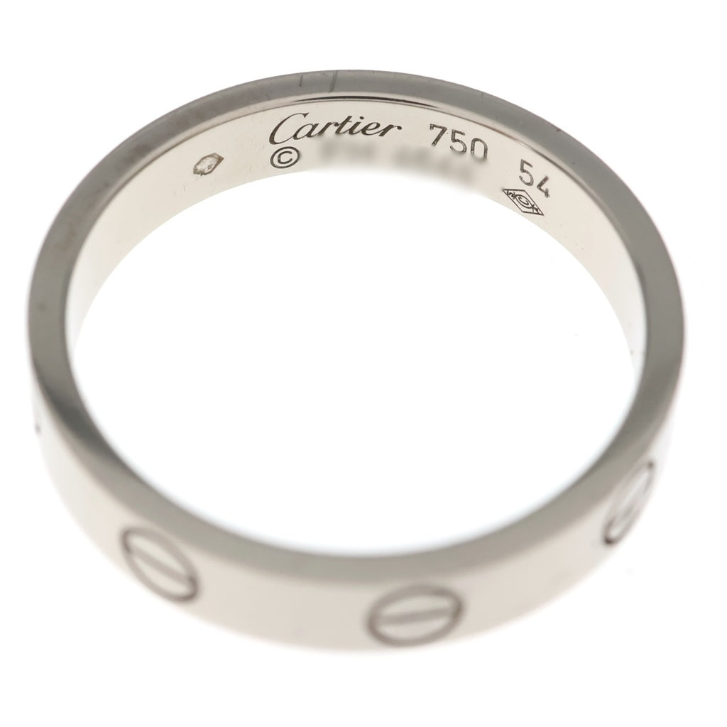 Cartier(カルティエ) ミニラブ リング ホワイトゴールド Au750WG #14