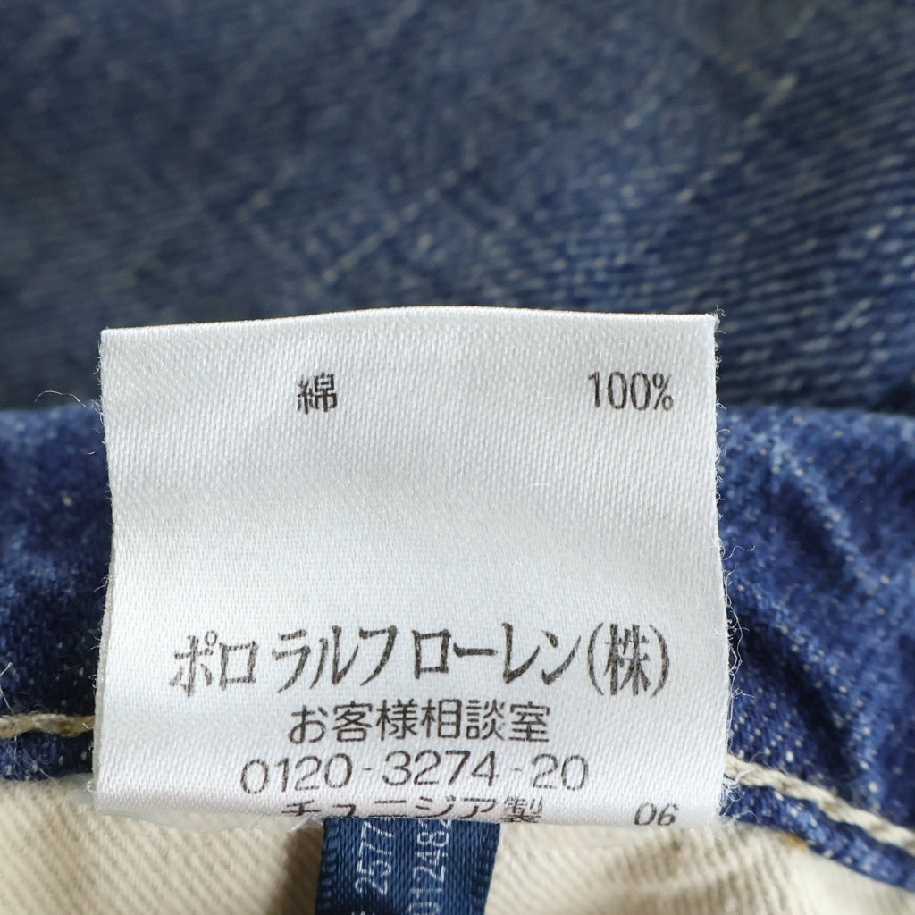 POLO RALPH LAUREN(ポロラルフローレン) デニムパンツ ジーンズ ボタンフライ ブルー MNBLDNMM4P00048