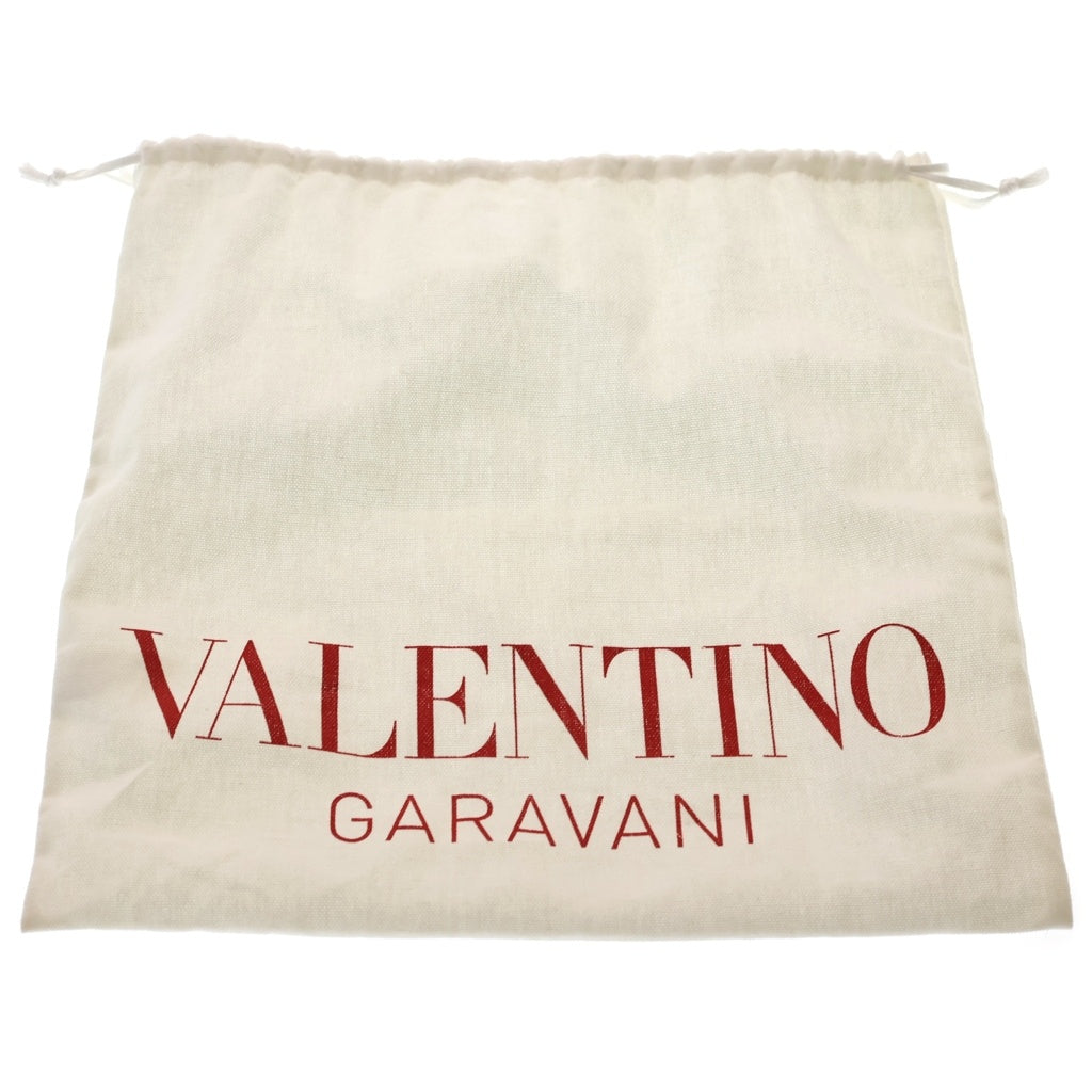 VALENTINO(ヴァレンティノ) ロックスタッズ スパイク チェーン 2WAYハンドバッグ ショルダーバッグ アイボリー レザー ゴールド金具 レディース