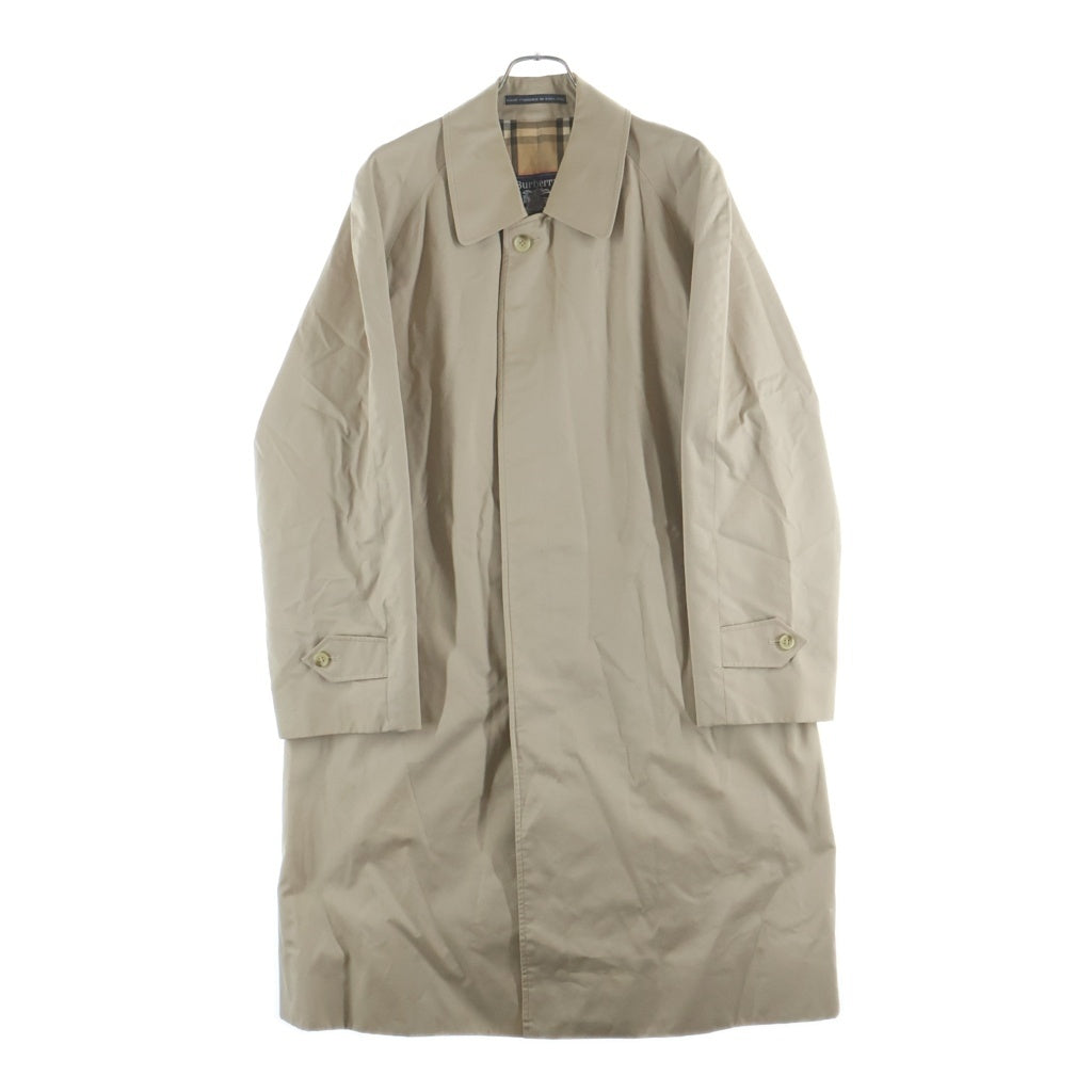 BURBERRY(バーバリー) ノバチェック コットン×ポリエステル トレンチコート ロングコート アウター #48 ベージュ