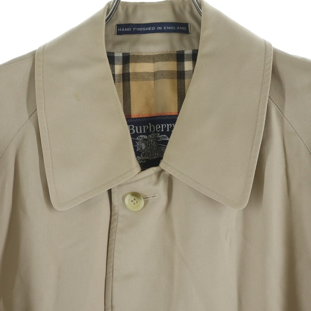 BURBERRY(バーバリー) ノバチェック コットン×ポリエステル トレンチコート ロングコート アウター #48 ベージュ