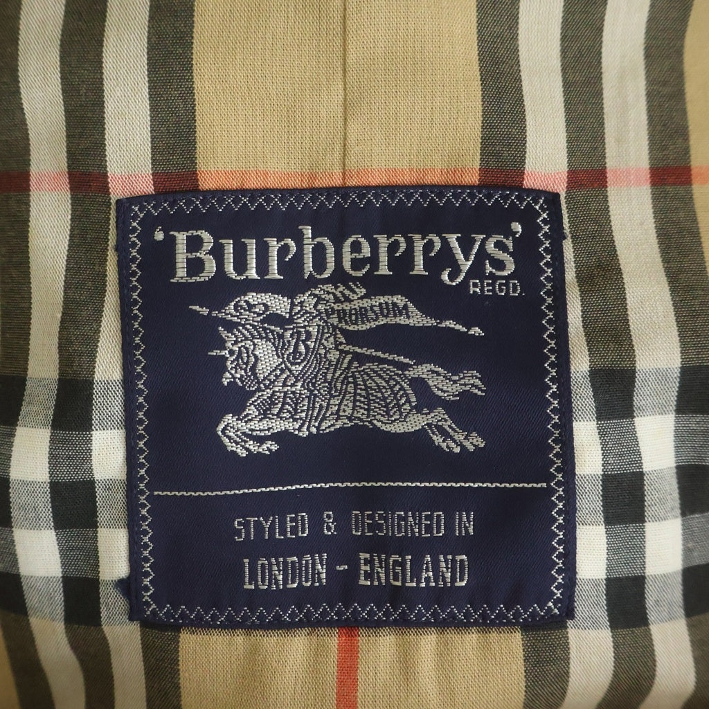 BURBERRY(バーバリー) ノバチェック コットン×ポリエステル トレンチコート ロングコート アウター #48 ベージュ