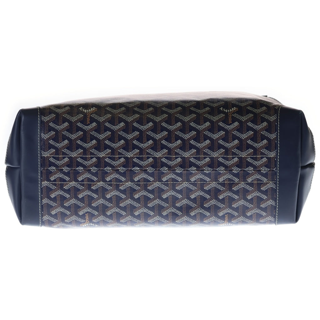 GOYARD(ゴヤール) ベルシャス ビヨード PM ブルドッグペイント ハンドバッグ トートバッグ ネイビー レザー レディース