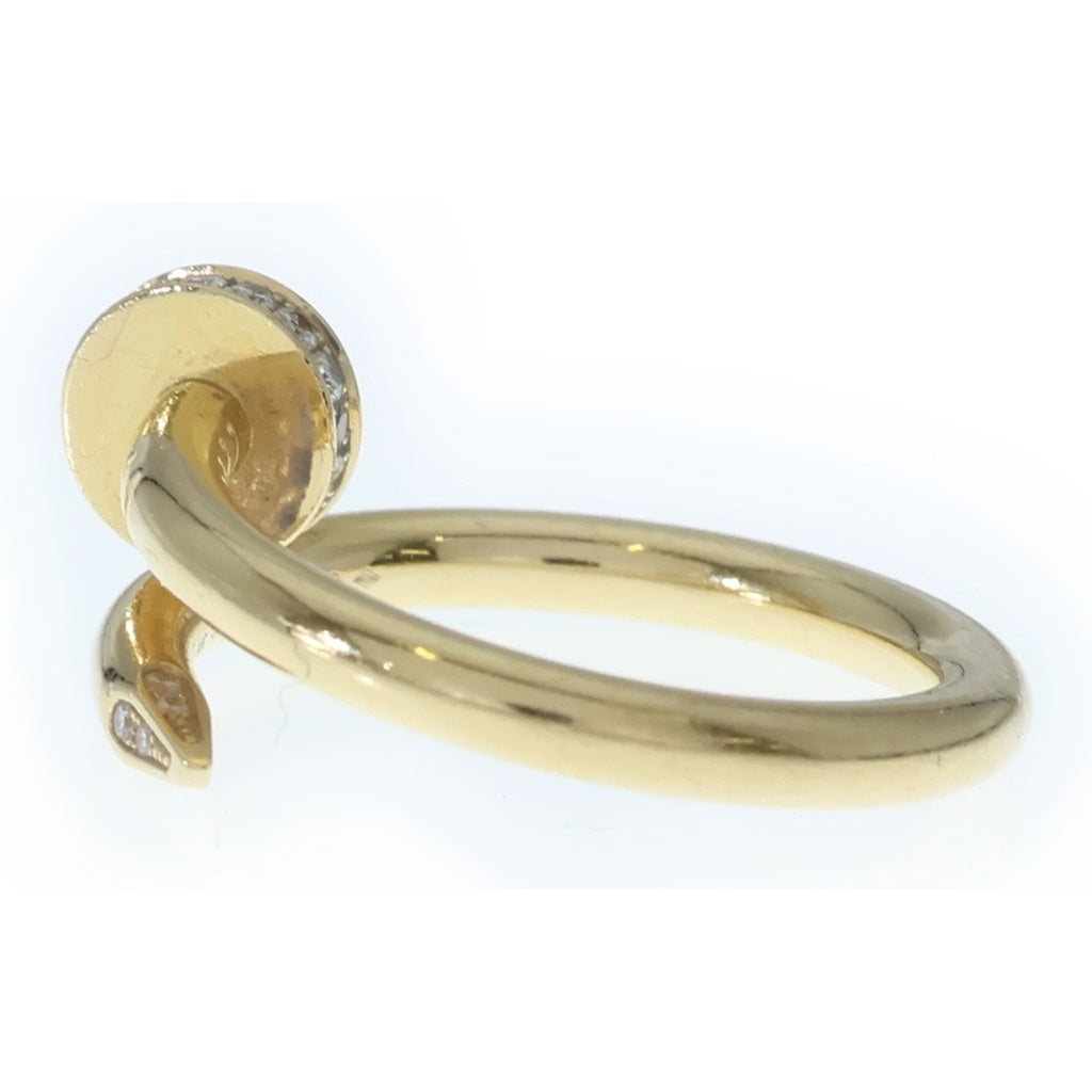 Cartier(カルティエ) ジュストアンクル ダイヤリング イエローゴールド Au750YG #55