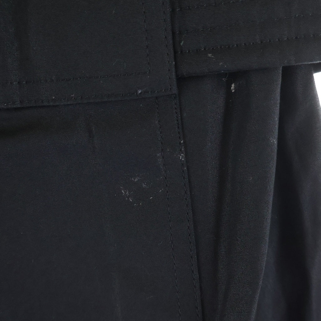 Rick Owens DRKSHDW(リックオウエンス ダークシャドウ) クリーチ カーゴパンツ ナイロン ハーフパンツ #S ブラック