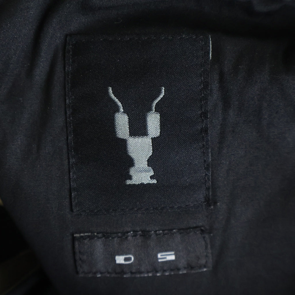 Rick Owens DRKSHDW(リックオウエンス ダークシャドウ) クリーチ カーゴパンツ ナイロン ハーフパンツ #S ブラック