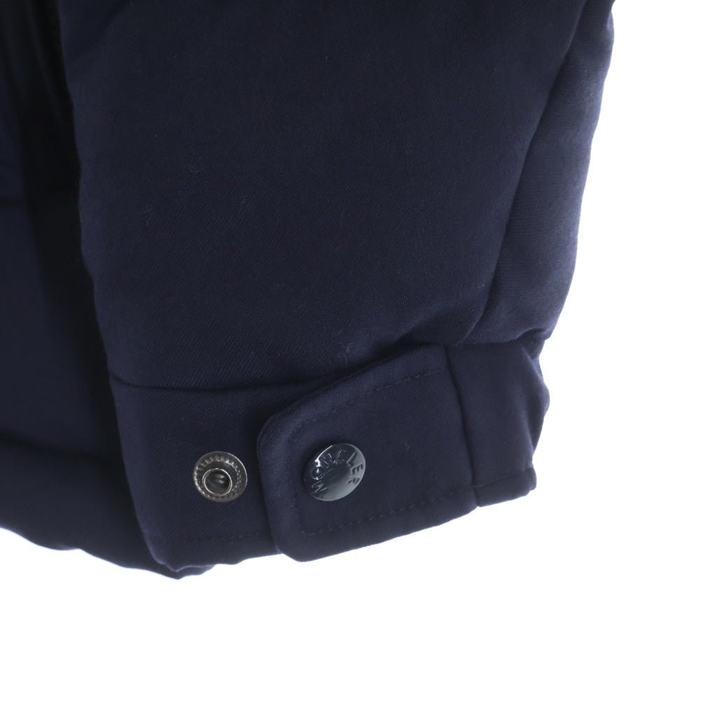MONCLER(モンクレール) ウール ジップアップ ダウンジャケット #00 ネイビー C20914033805
