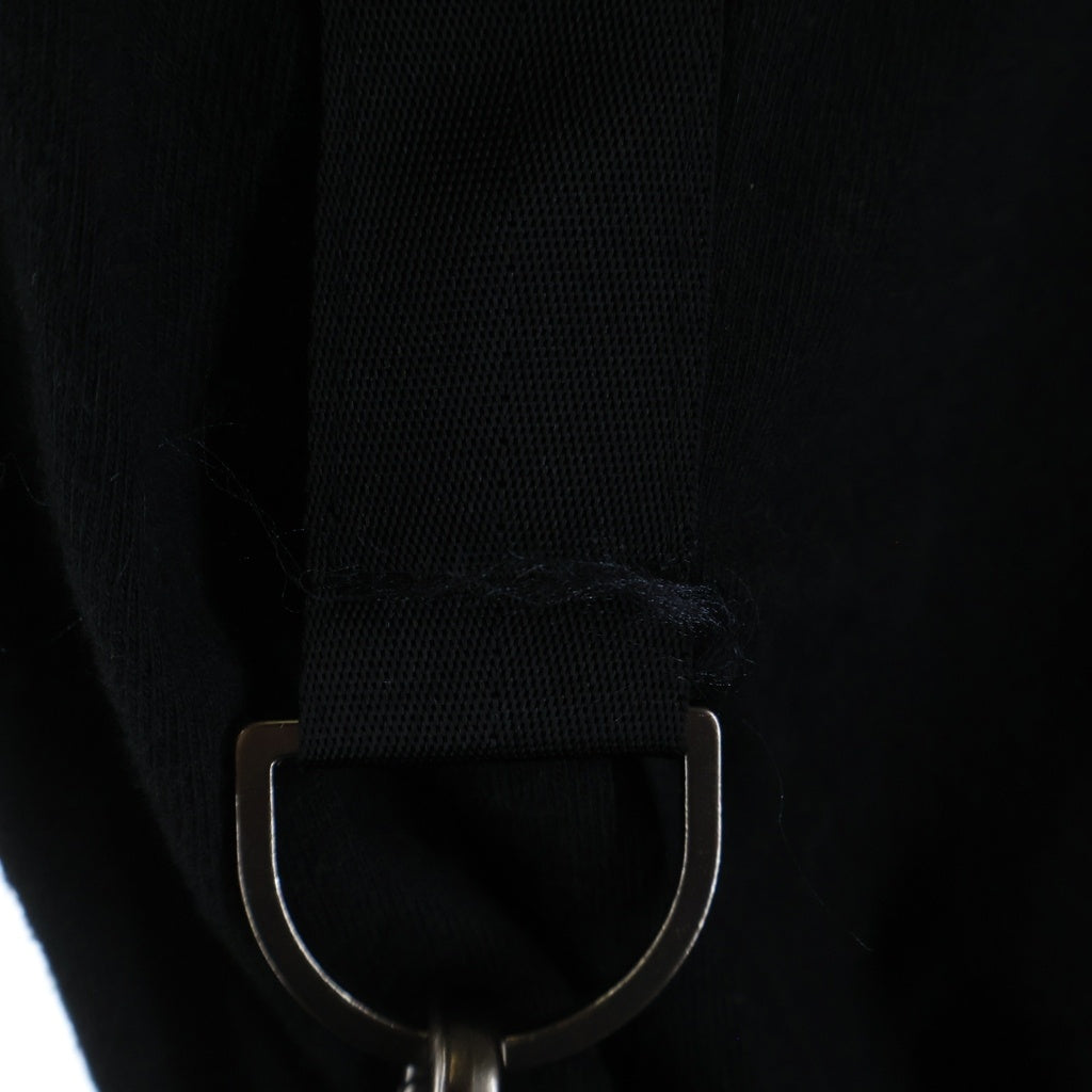 D.GNAK(ディ ナック) コットン 3WAY ギミックテック 変形 カッティング Tシャツ #46 ブラック