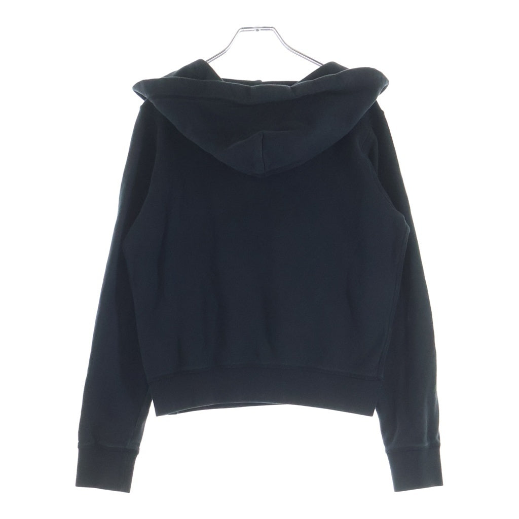 RAF SIMONS(ラフシモンズ) ロゴプリント コットン スウェットパーカー フーディ #M ブラック