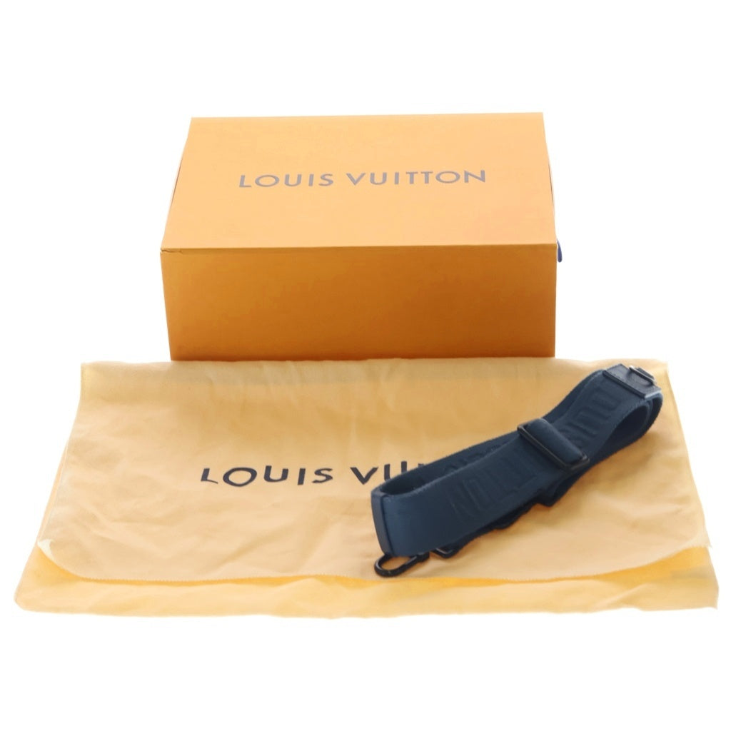 LOUIS VUITTON(ルイヴィトン) キーポル バンドリエール25 モノグラム アトランティックブルー PVC レザー 2WAY ハンド ショルダーバッグ ブルー M46803 レディース