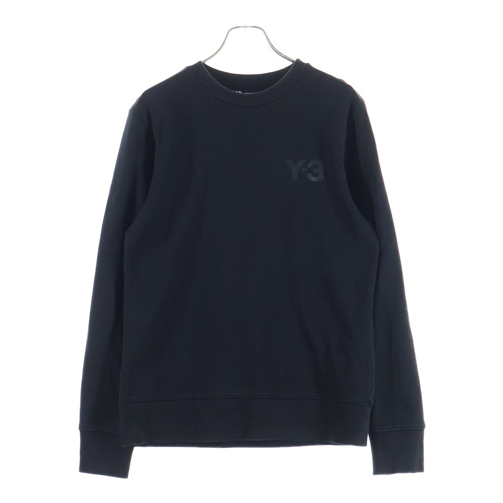 Y-3(ワイスリー) クルーネックトレーナー スウェット ブラック #M