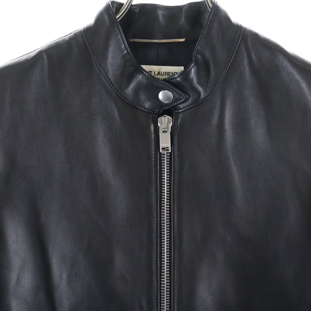 SAINT LAURENT PARIS(サンローランパリ) Y5YA1 レザーライダースジャケット ブラック #46 362239