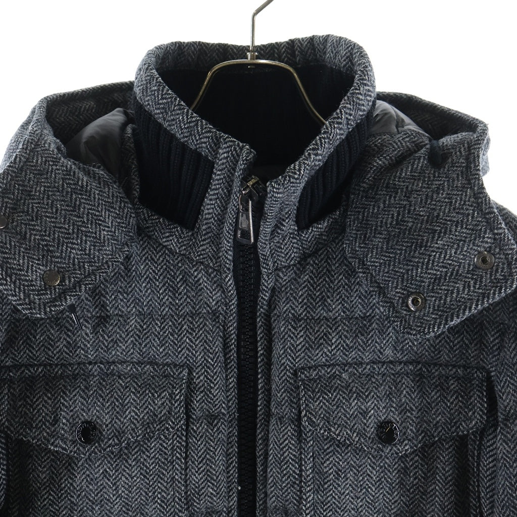 MONCLER(モンクレール) ツイードダウンジャケット グレー #0 220914192700