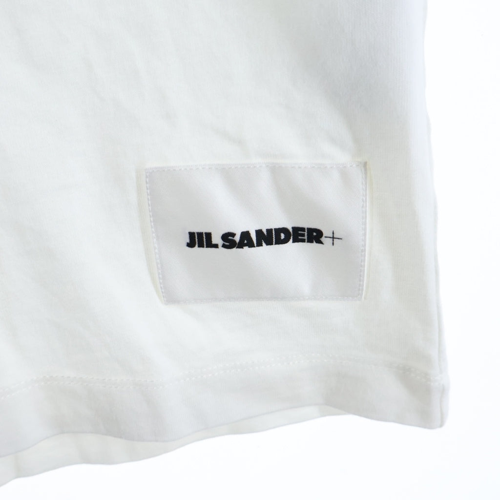 JIL SANDER(ジルサンダー) フロントタグ 半袖Tシャツ ホワイト #L