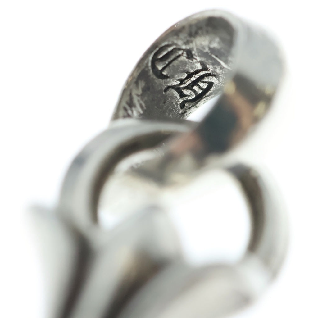 CHROME HEARTS(クロムハーツ) CH CRS SML W/BALE Wベイル スモールCHクロス ペンダントトップ シルバー BCA218