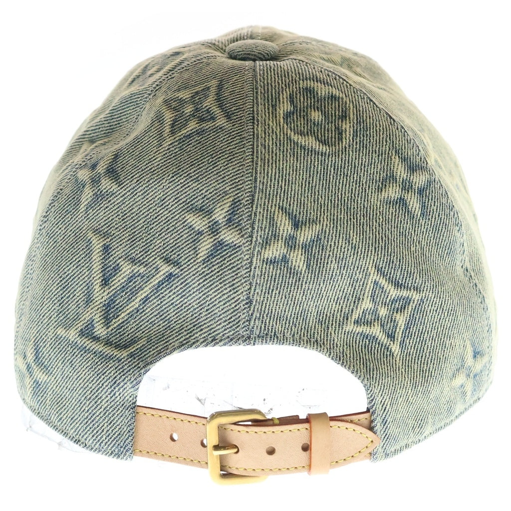 LOUIS VUITTON(ルイヴィトン) モノグラム ウォッシュデニム ベースボールキャップ 帽子 コットン M7156M