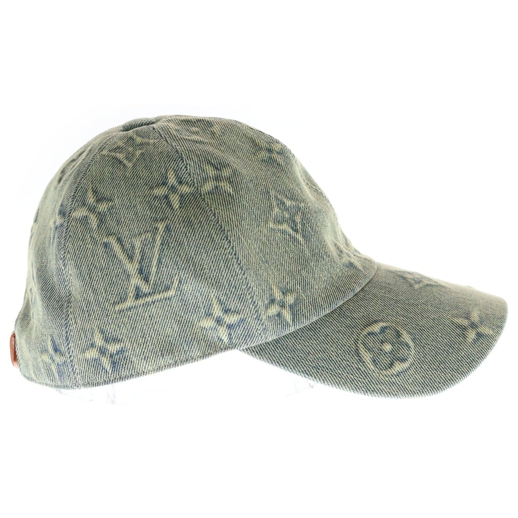 LOUIS VUITTON(ルイヴィトン) モノグラム ウォッシュデニム ベースボールキャップ 帽子 コットン M7156M