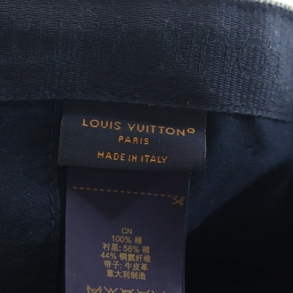 LOUIS VUITTON(ルイヴィトン) モノグラム ウォッシュデニム ベースボールキャップ 帽子 コットン M7156M