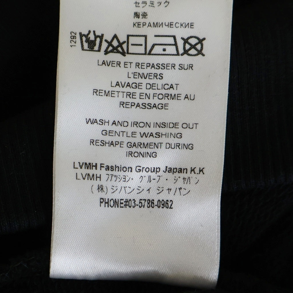 GIVENCHY(ジバンシィ) 19AW Embroidered Striped Loopback フロントエンボスロゴ スウェットシャツ トレーナー ブラック BMJ0383Y3P