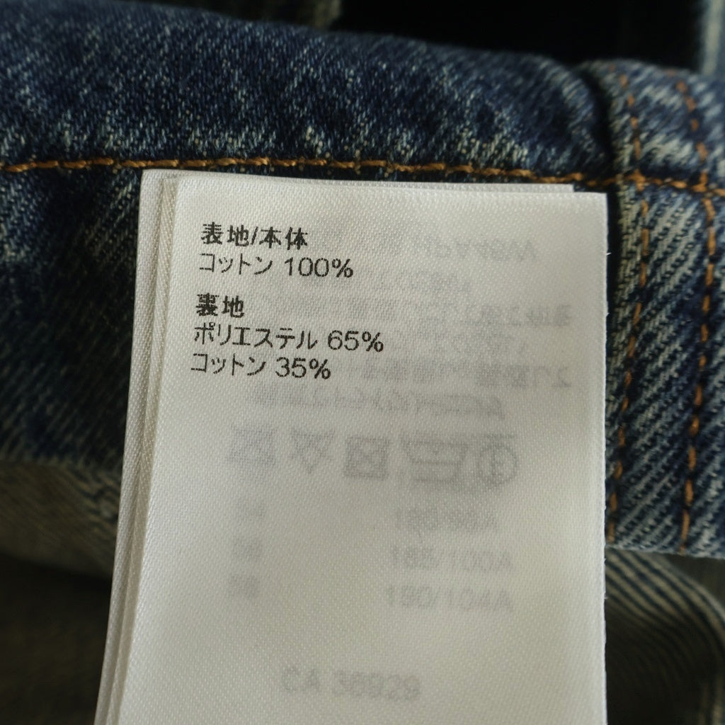LOUIS VUITTON(ルイヴィトン) 23AW モノグラム ワークウェアデニムジャケット ジップアップ 比翼 ウォッシュインディゴ RM232QY38HPA46W