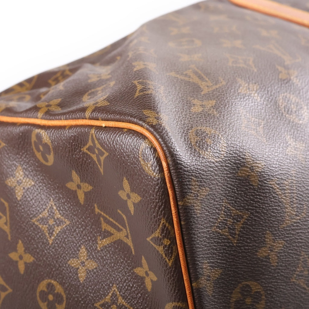 LOUIS VUITTON(ルイヴィトン) モノグラム キーポル60 トラベルバッグ ハンドバッグ ボストンバッグ ブラウン レザー M41422 ゴールド金具 レディース