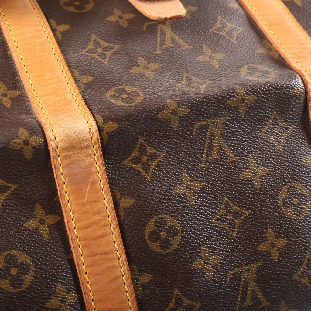 LOUIS VUITTON(ルイヴィトン) モノグラム キーポル60 トラベルバッグ ハンドバッグ ボストンバッグ ブラウン レザー M41422 ゴールド金具 レディース