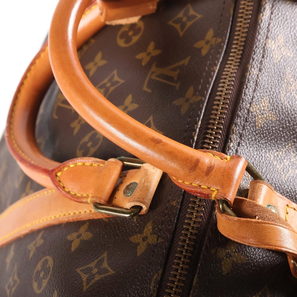 LOUIS VUITTON(ルイヴィトン) モノグラム キーポル60 トラベルバッグ ハンドバッグ ボストンバッグ ブラウン レザー M41422 ゴールド金具 レディース
