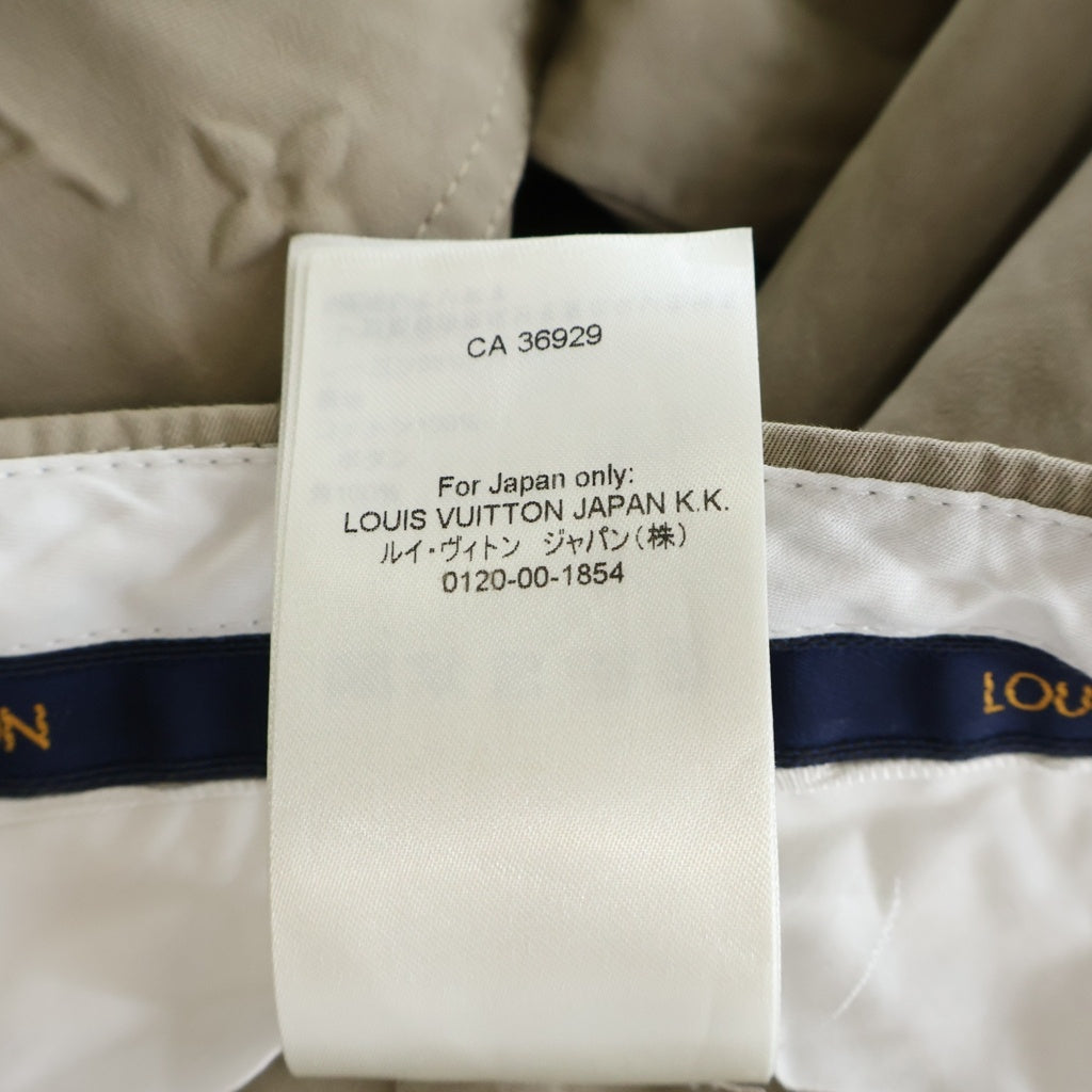 LOUIS VUITTON(ルイヴィトン) モノグラムポケット シグネチャーカーゴパンツ ベージュ #46 RM262ME L04 HVP40W