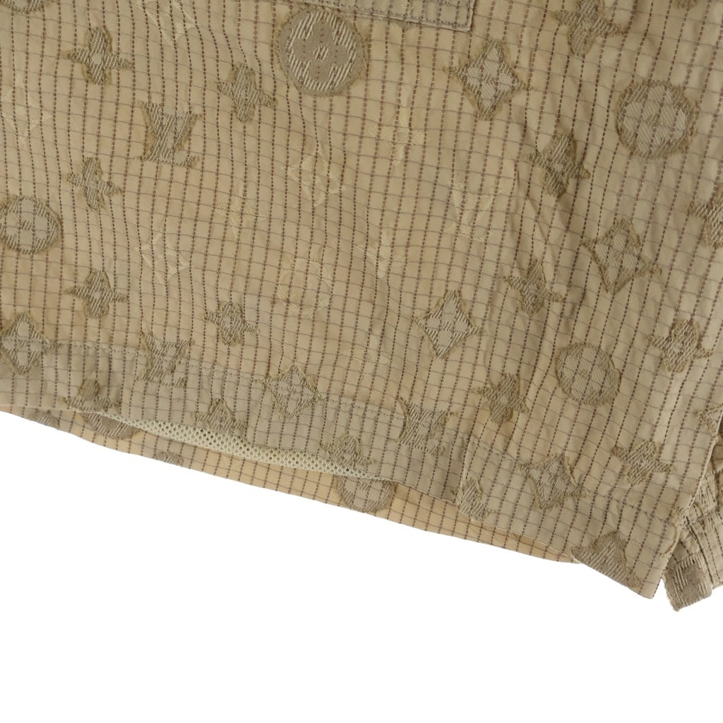 LOUIS VUITTON(ルイヴィトン) モノグラム リップストップ ショーツ ハーフパンツ ブラウンベージュ RM262MM 822 HVP03W