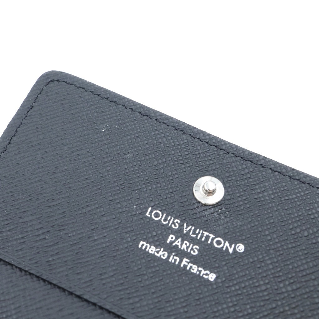 LOUIS VUITTON(ルイヴィトン) タイガ アンヴェロップ カルト ドゥ ヴィジット NM レザー カードケース 名刺入れ パスケース ICタイプ ブラック M64595 レディース