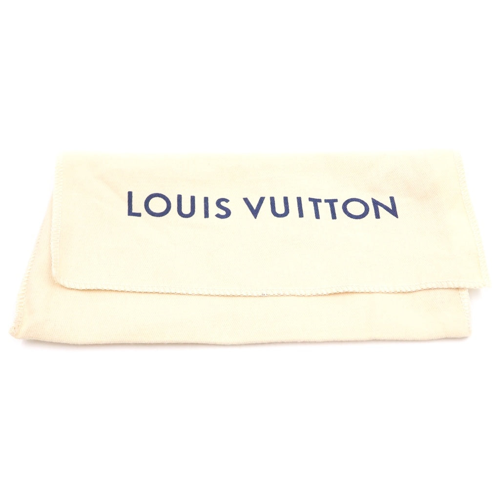 LOUIS VUITTON(ルイヴィトン) ダモフラージュ ジッピーウォレット ホリゾンタル ロングウォレット 長財布 カードケース ブラック レザー×PVC M28742 ブラック金具
