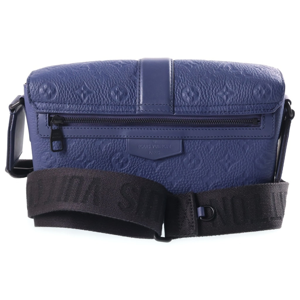 LOUIS VUITTON(ルイヴィトン) モノグラム トリヨン Sケープ メッセンジャー レザー ショルダーバッグ ネイビー M11692