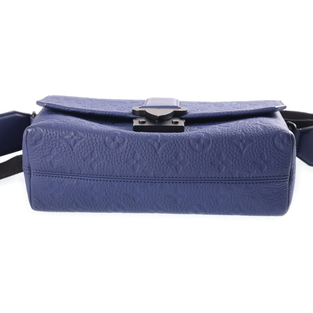 LOUIS VUITTON(ルイヴィトン) モノグラム トリヨン Sケープ メッセンジャー レザー ショルダーバッグ ネイビー M11692