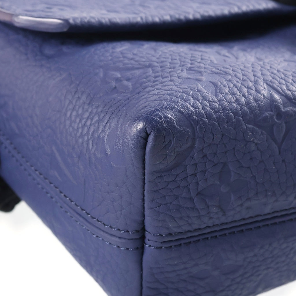 LOUIS VUITTON(ルイヴィトン) モノグラム トリヨン Sケープ メッセンジャー レザー ショルダーバッグ ネイビー M11692