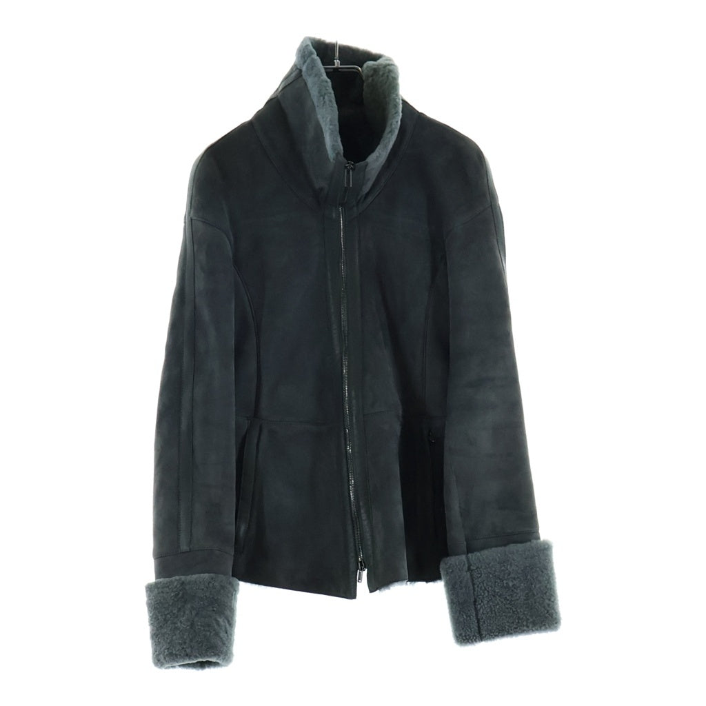 EMPORIO ARMANI(エンポリオアルマーニ) ムートンジャケット コート スエード×ボア グレー レディース