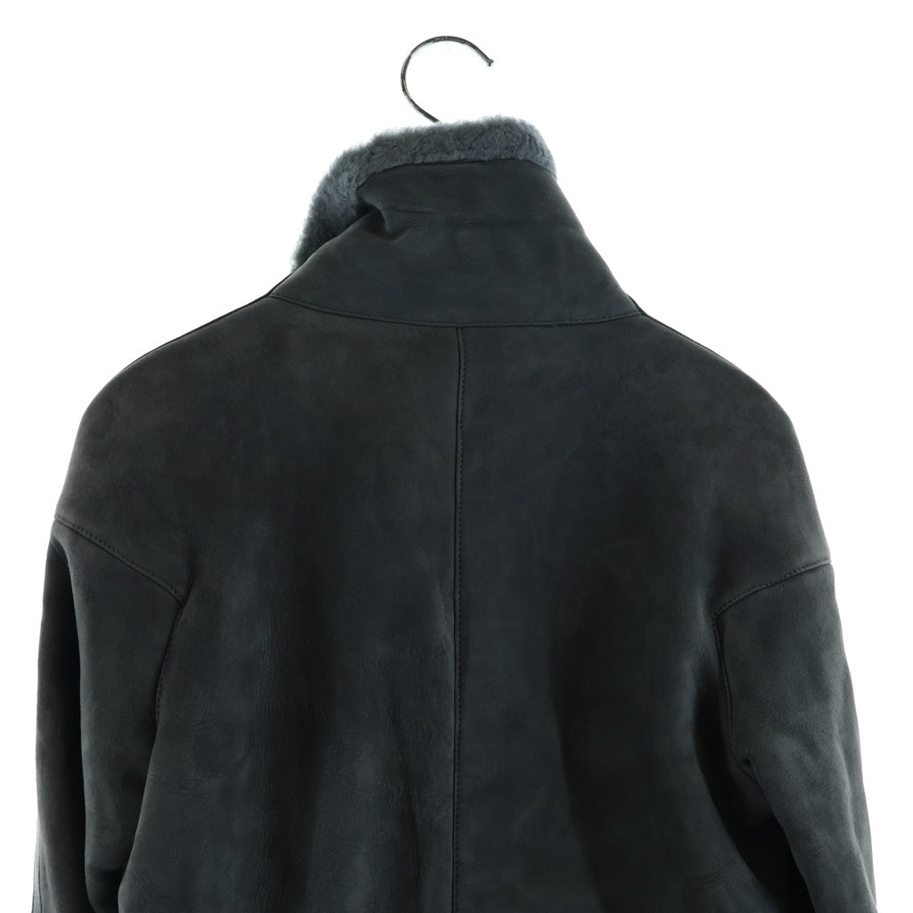 EMPORIO ARMANI(エンポリオアルマーニ) ムートンジャケット コート スエード×ボア グレー レディース