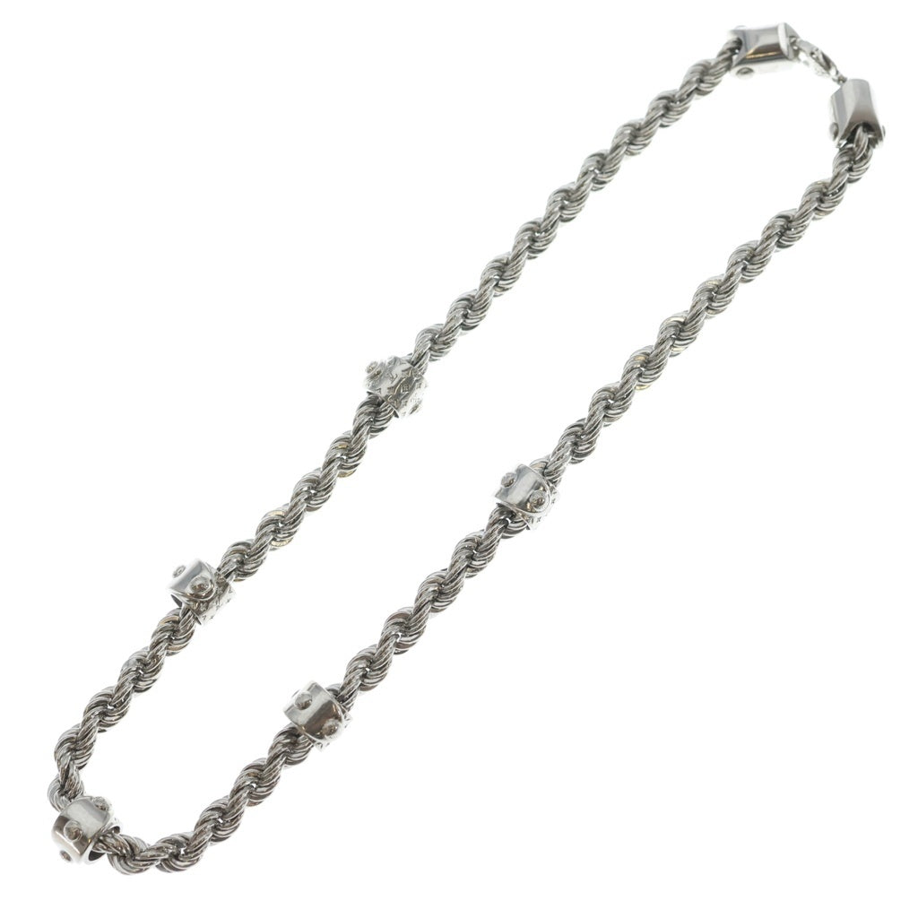 LOUIS VUITTON(ルイヴィトン) LVロープ ネックレス シルバー M01748 レディース
