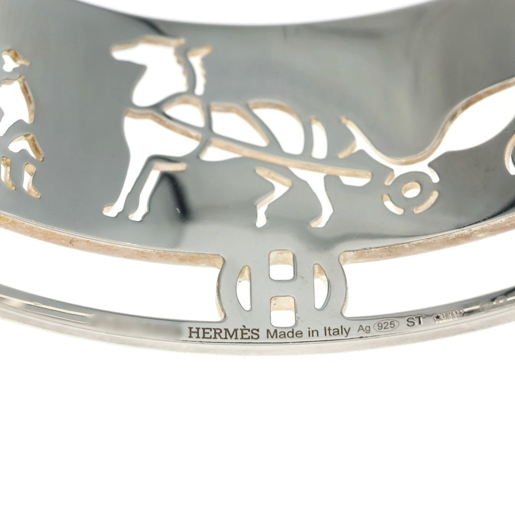 HERMES(エルメス) カレーシュPM バングル ブレスレット SV925 シルバー レディース