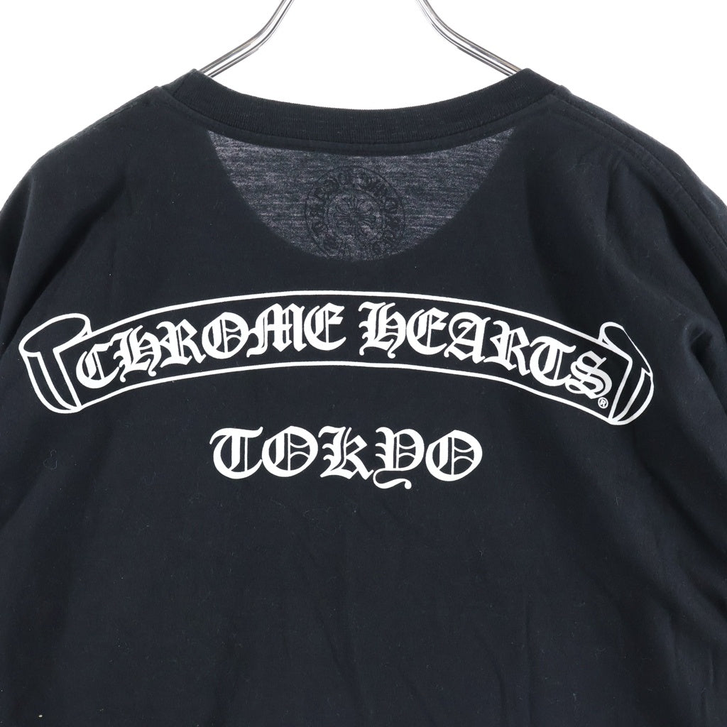 CHROME HEARTS(クロムハーツ) 東京限定スクロールラベルポケットTシャツ カットソー ブラック