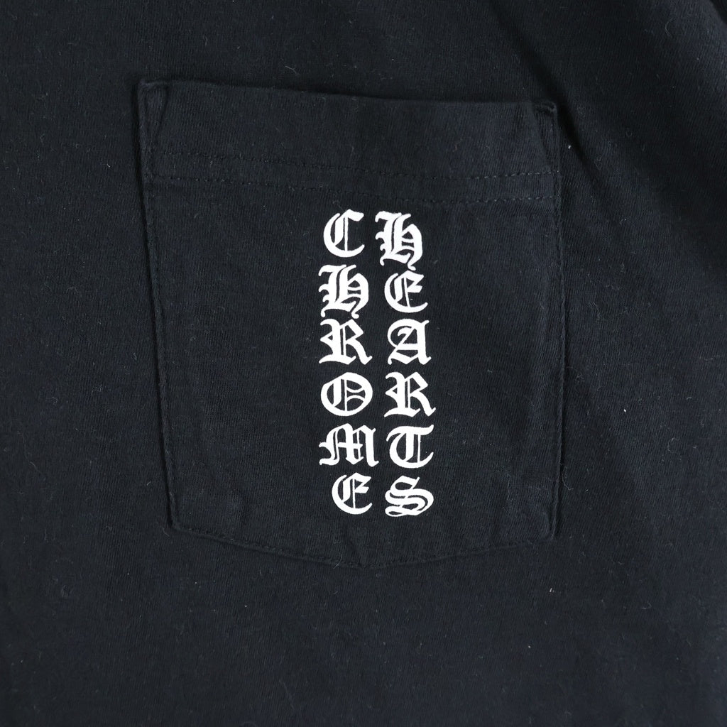 CHROME HEARTS(クロムハーツ) 東京限定スクロールラベルポケットTシャツ カットソー ブラック