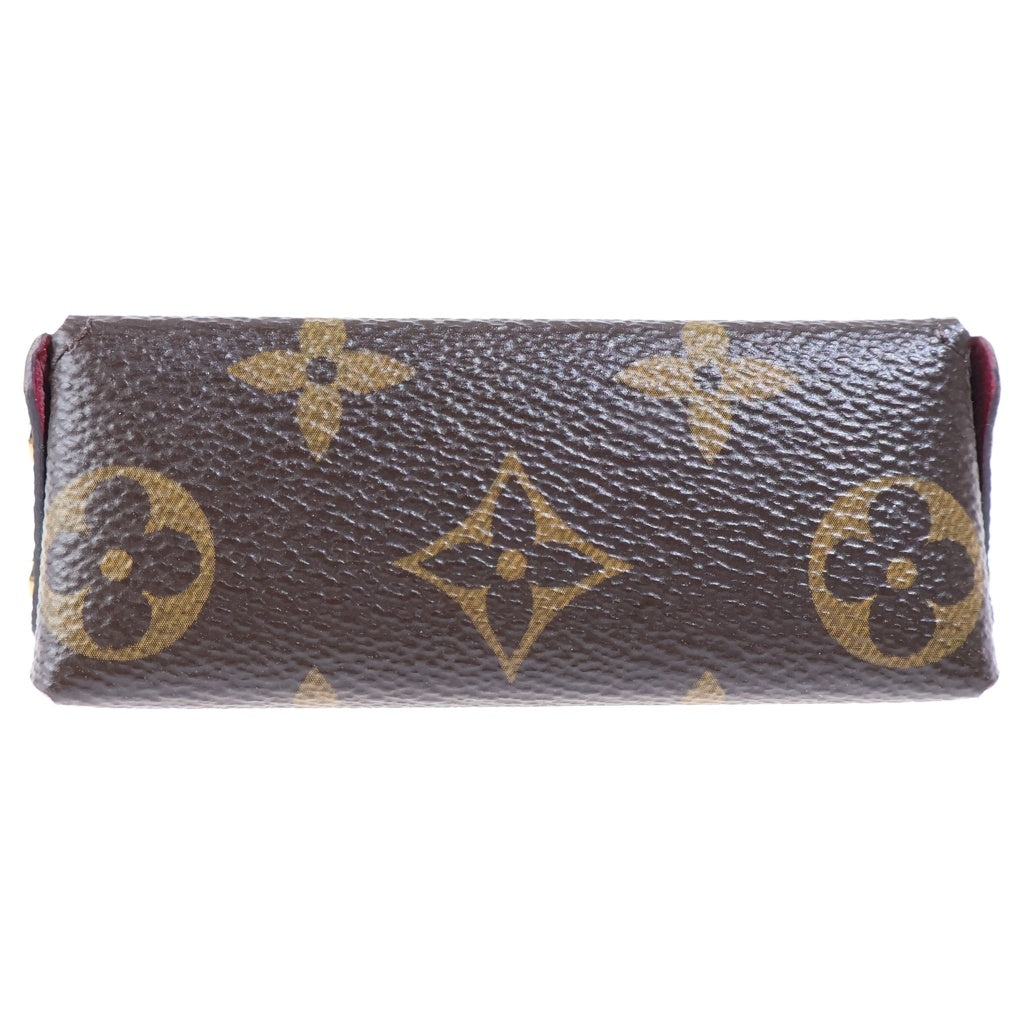 LOUIS VUITTON(ルイヴィトン) モノグラム ポシェット リヴェットPM PVC レザー リップケース 印鑑ケース マルチケース ポーチ ブラウン M61473 レディース