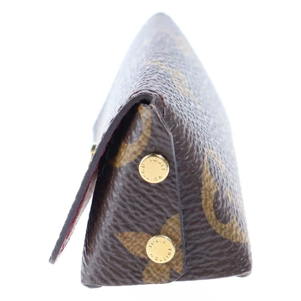 LOUIS VUITTON(ルイヴィトン) モノグラム ポシェット リヴェットPM PVC レザー リップケース 印鑑ケース マルチケース ポーチ ブラウン M61473 レディース