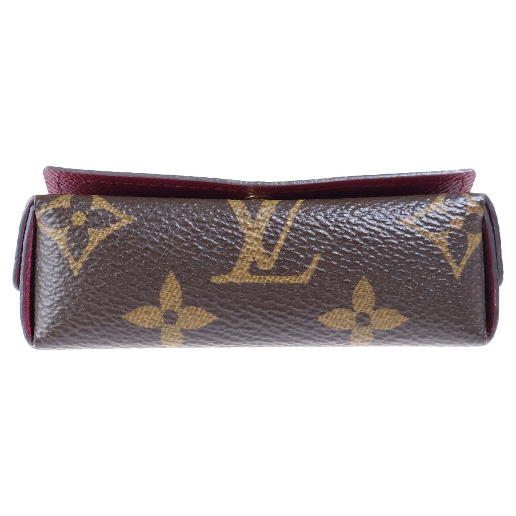 LOUIS VUITTON(ルイヴィトン) モノグラム ポシェット リヴェットPM PVC レザー リップケース 印鑑ケース マルチケース ポーチ ブラウン M61473 レディース