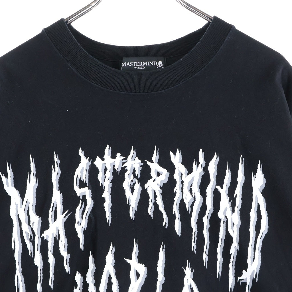 mastermind JAPAN(マスターマインドジャパン) MW デスメタル プリント 半袖Tシャツ カットソー ブラック