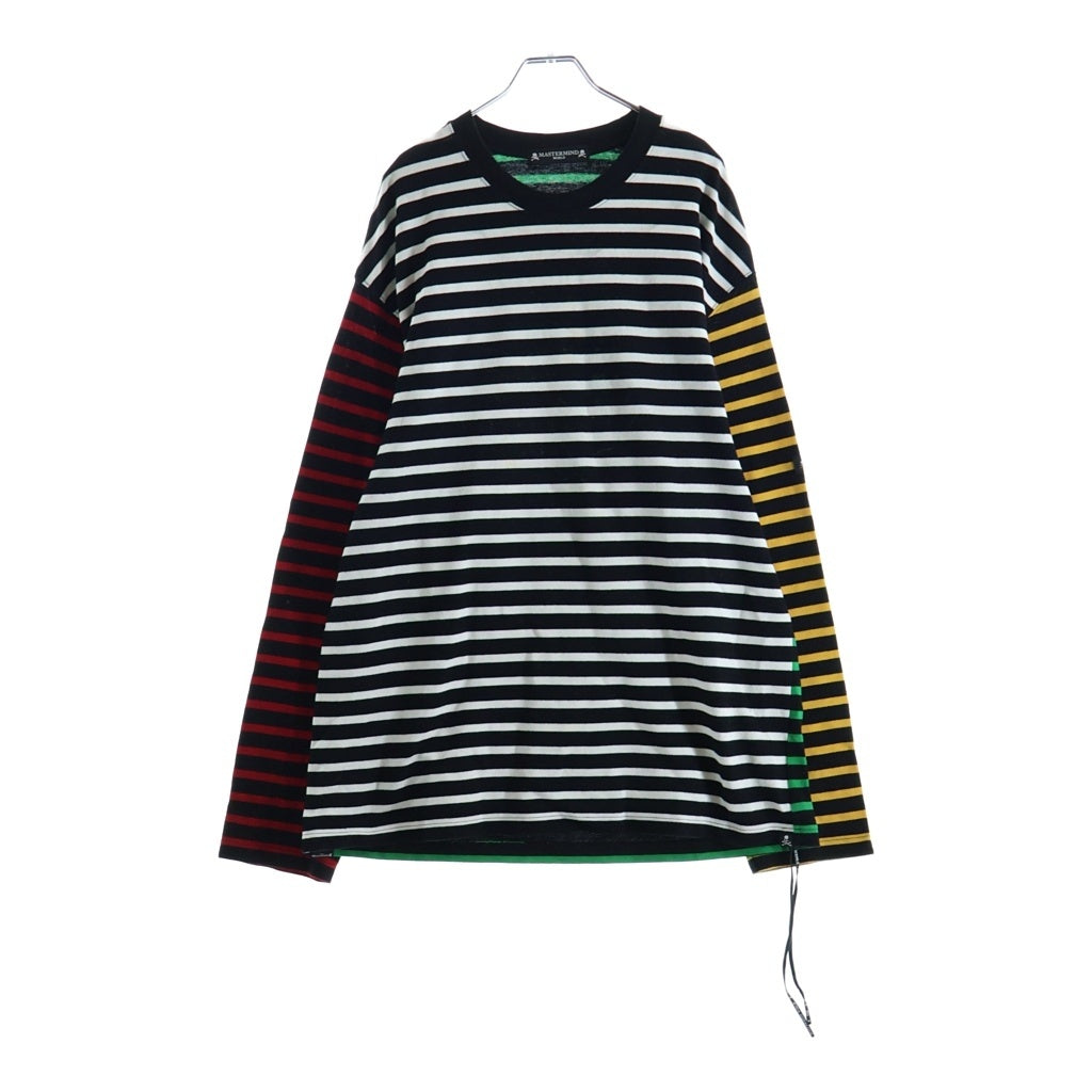 mastermind JAPAN(マスターマインドジャパン) MW BOXY RASCHEL MULTI STRIPE LS ボーダー ロングTシャツ 長袖 マルチカラー