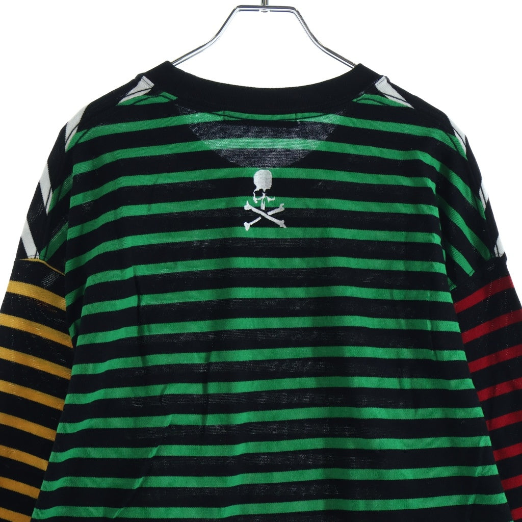 mastermind JAPAN(マスターマインドジャパン) MW BOXY RASCHEL MULTI STRIPE LS ボーダー ロングTシャツ 長袖 マルチカラー