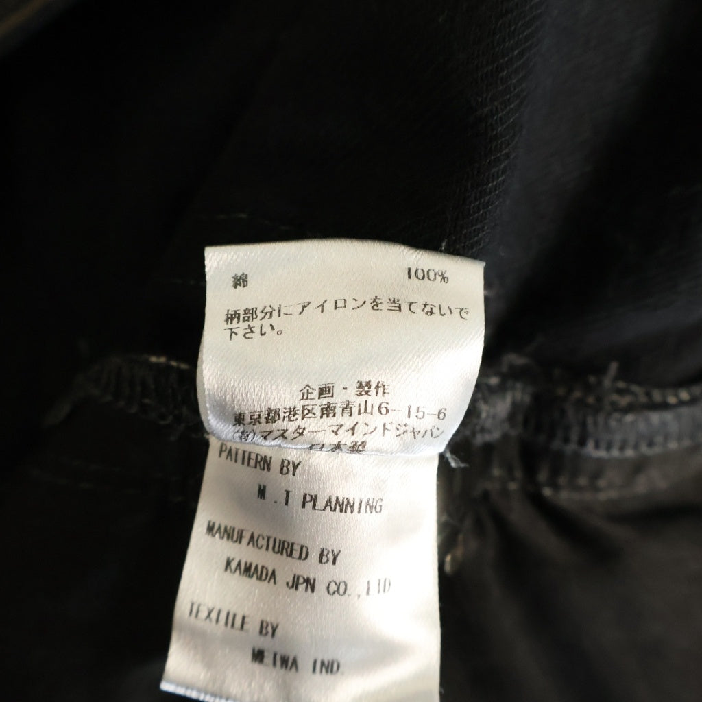 mastermind JAPAN(マスターマインドジャパン) MW BONTAGE TAPERED DENIM PANTS ボンテージテーパードデニムパンツ ブラック