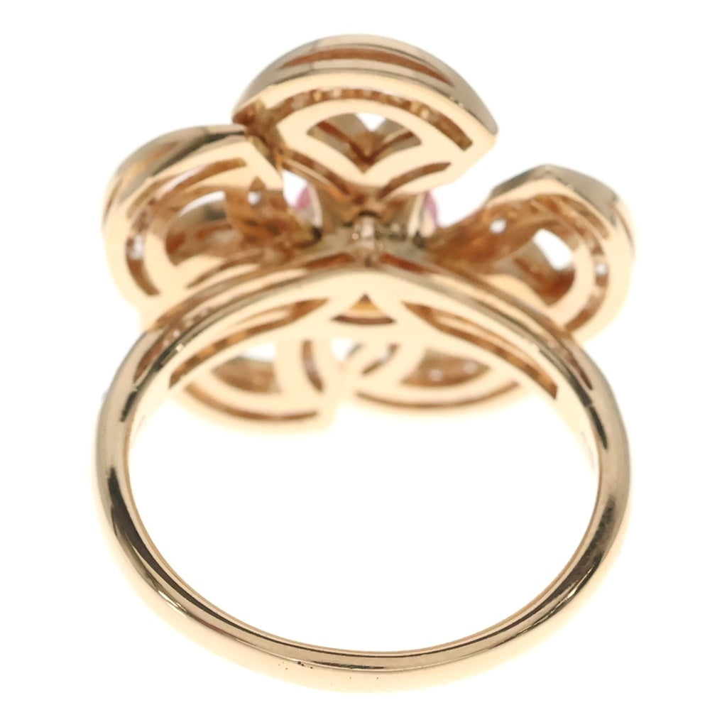 BVLGARI(ブルガリ) ディーバドリーム リング ダイヤモンド ピンクトルマリン Au750PG #55