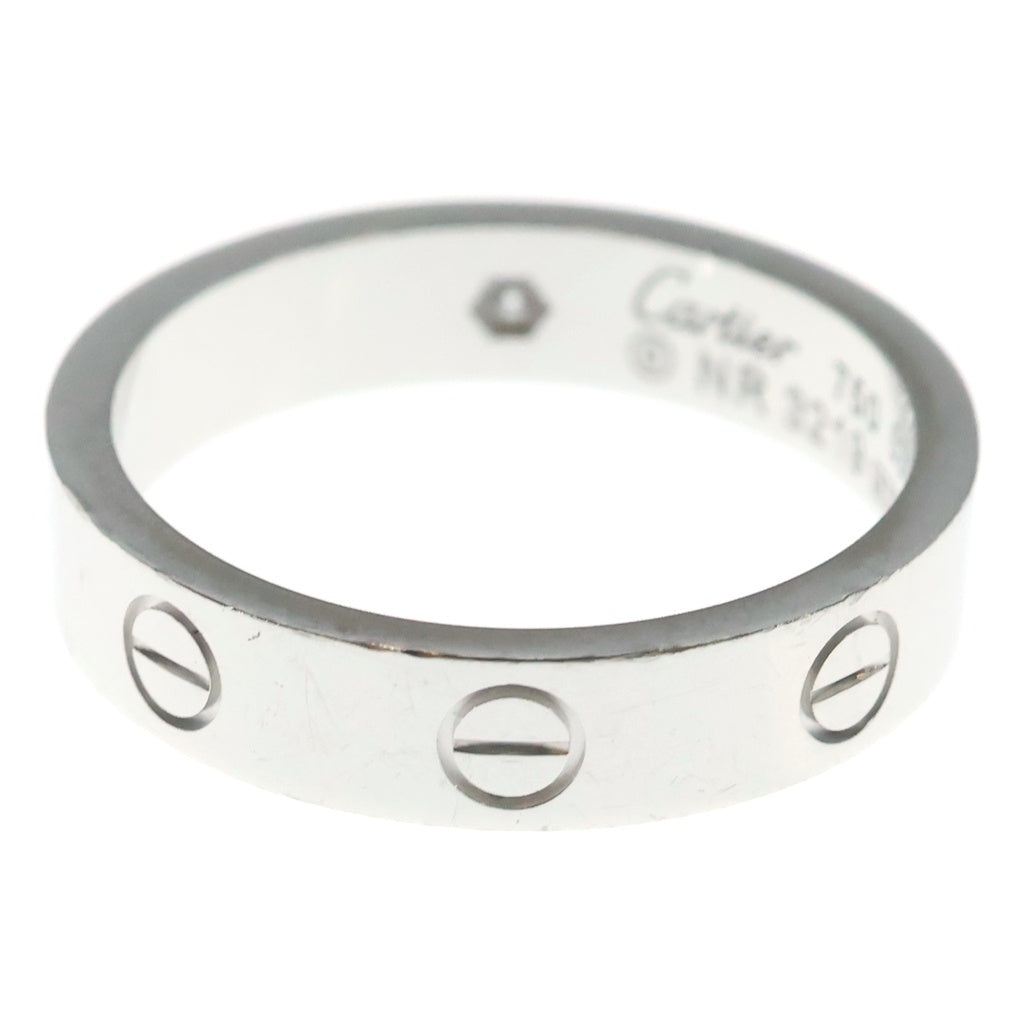 Cartier(カルティエ) ミニラブ 1PDダイヤ リング ホワイトゴールド Au750WG #52