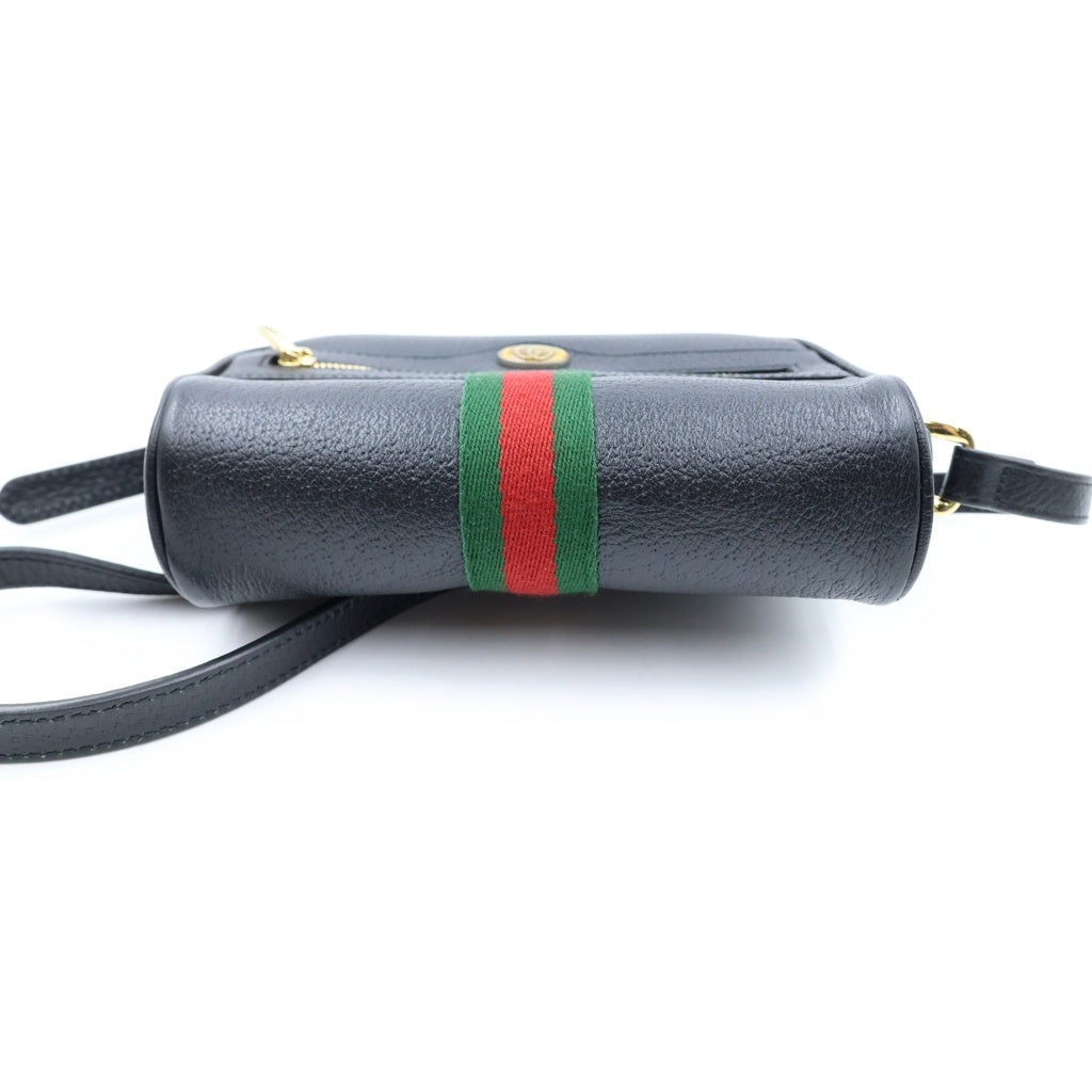 GUCCI(グッチ) オフィディア ショルダーバッグ シェリーライン レザー ブラック 719885 レディース
